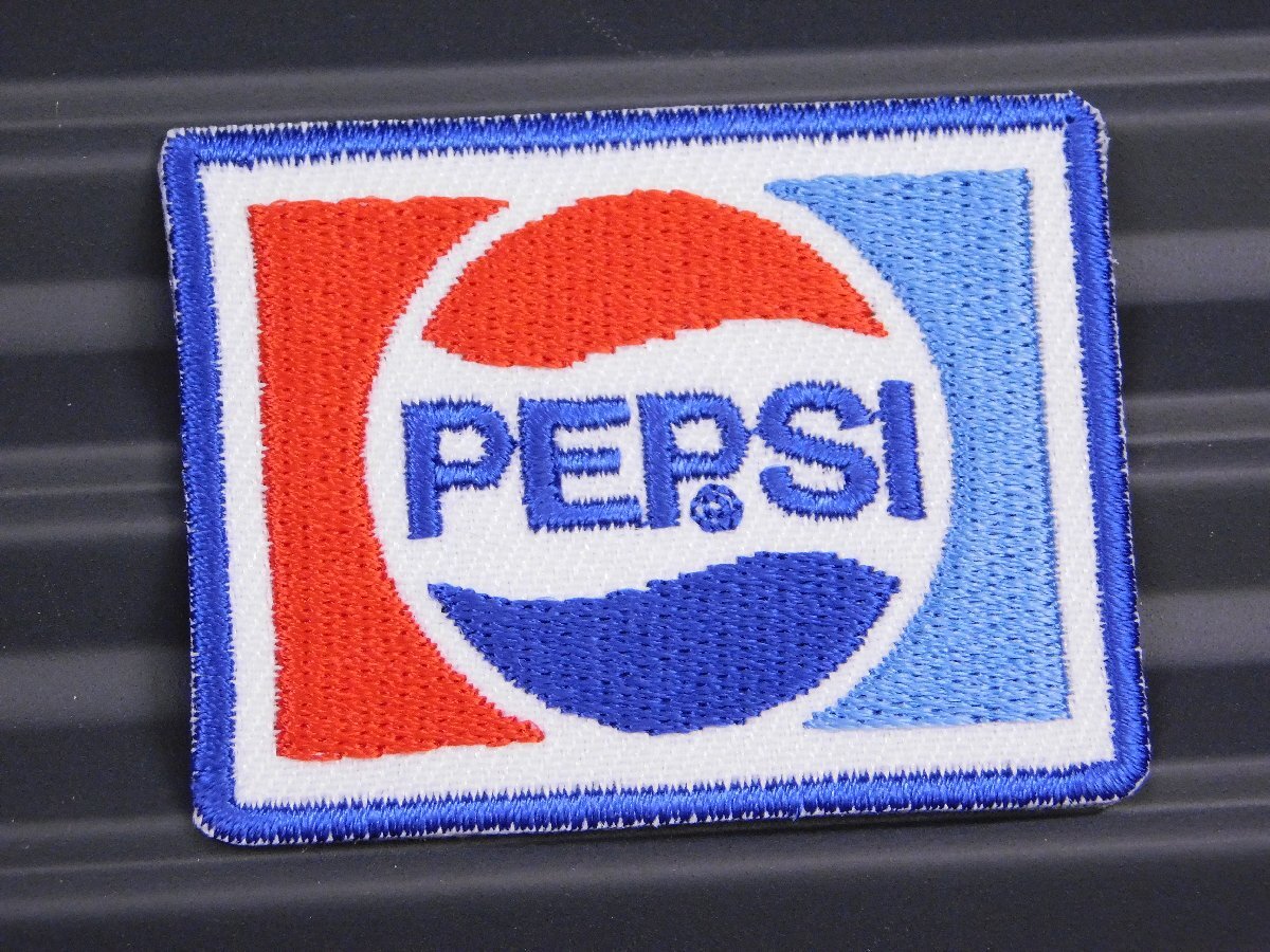 ◆送料\110◆【PEPSI・ペプシ】※《ミニアイロン刺繍ワッペン》 アメリカン雑貨 刺繍ワッペン アイロンワッペン拍卖