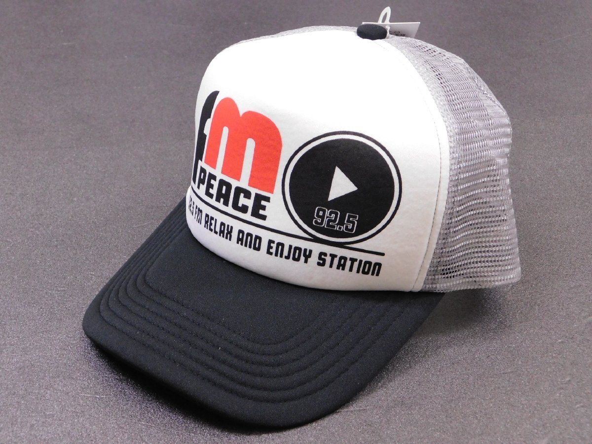 ◆送料\450◆【ピースキャップ・PEACE CAP】※《PUP-23 / ブラック×グレー》 メッシュキャップ アメカジ アメリカン雑貨拍卖