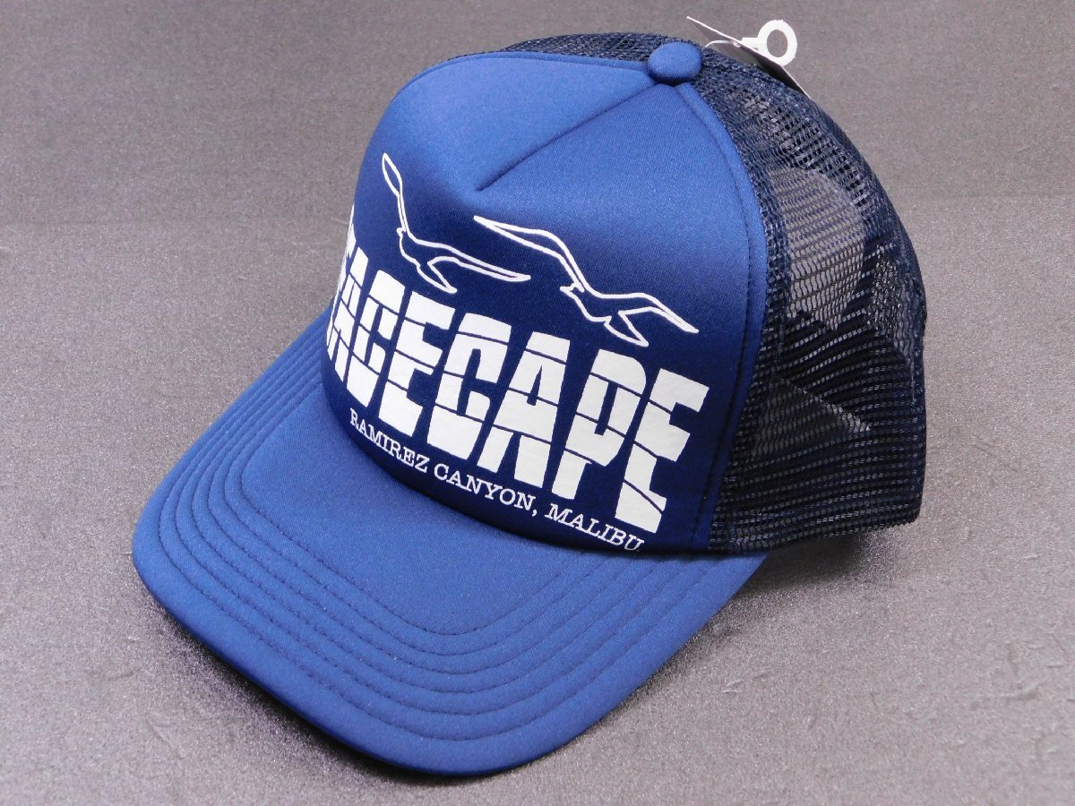 ◆送料\450◆【ピースキャップ・PEACE CAP】※《PUP-02 / ネイビー》 メッシュキャップ アメカジ アメリカン雑貨拍卖