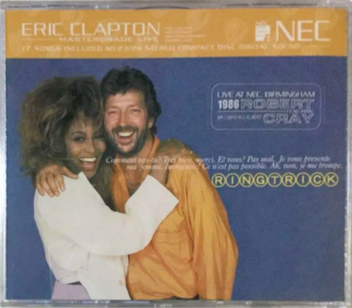 2CD!Eric Clapton / エリック・クラプトン / RINGTRICK / Birmingham 1986 / MID VALLEY拍卖
