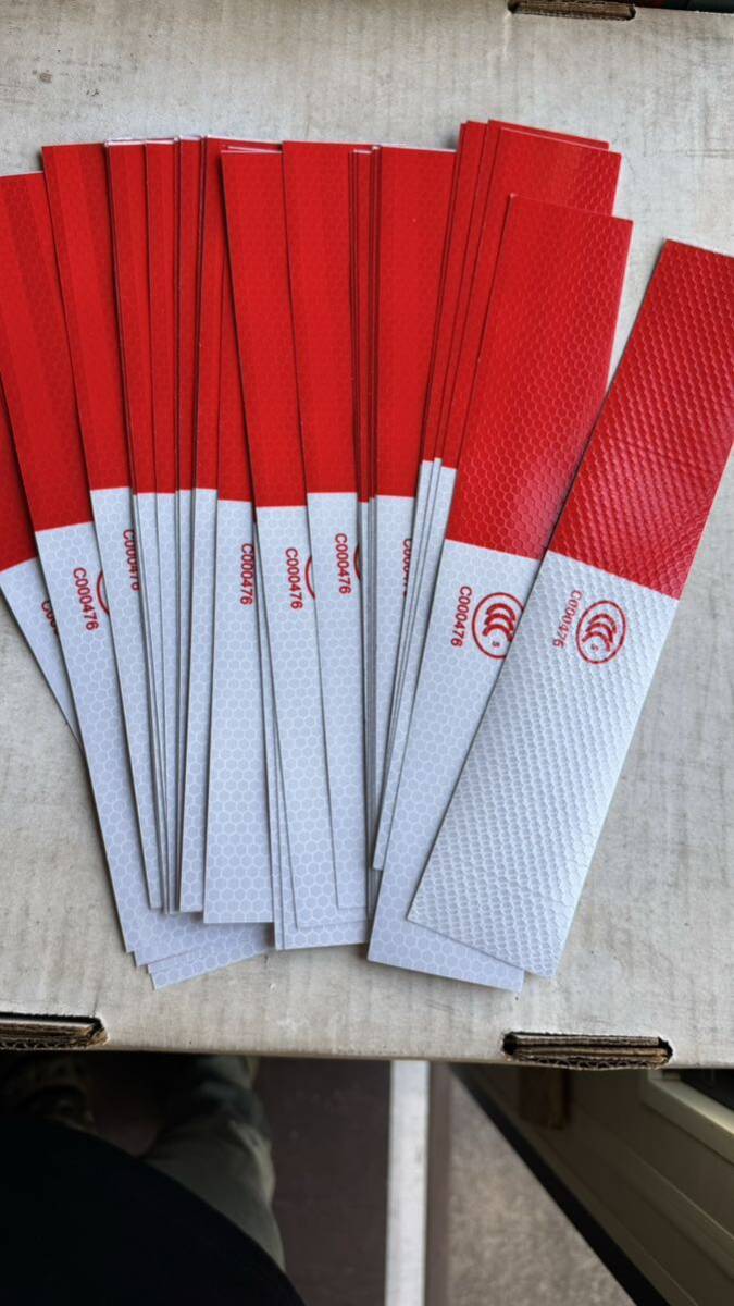 ※usdmトレーラー反射ステッカー!使い方色々!安全性向上!おしゃれ!車以外にも!10枚1セット拍卖