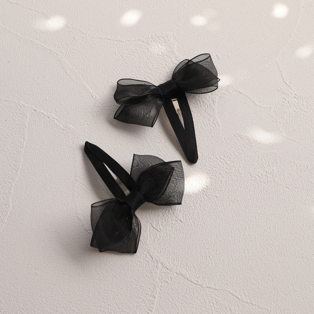 ☆ ブラック ☆ RORA ローラ ホリー パッチン留め RORA パッチン留め ローラ ホリー パッチンピン パッチンどめ 大きい 大きめ拍卖