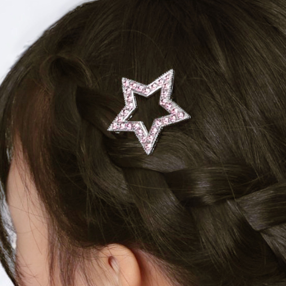 ☆ ピンク ☆ RORA ローラ ナンシー ヘアクリップ RORA ヘアクリップ ローラ ナンシー ヘアークリップ ヘアピン ヘアアクセサリー 髪飾り拍卖