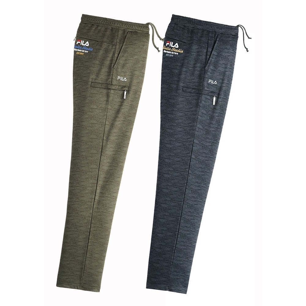 ☆ 股下75cm ☆ Lサイズ ☆ 【 FILA】ファスナーポケット付ジャージパンツ2色組 FILA ジャージパンツ 2色組 957912 ジャージ パンツ拍卖