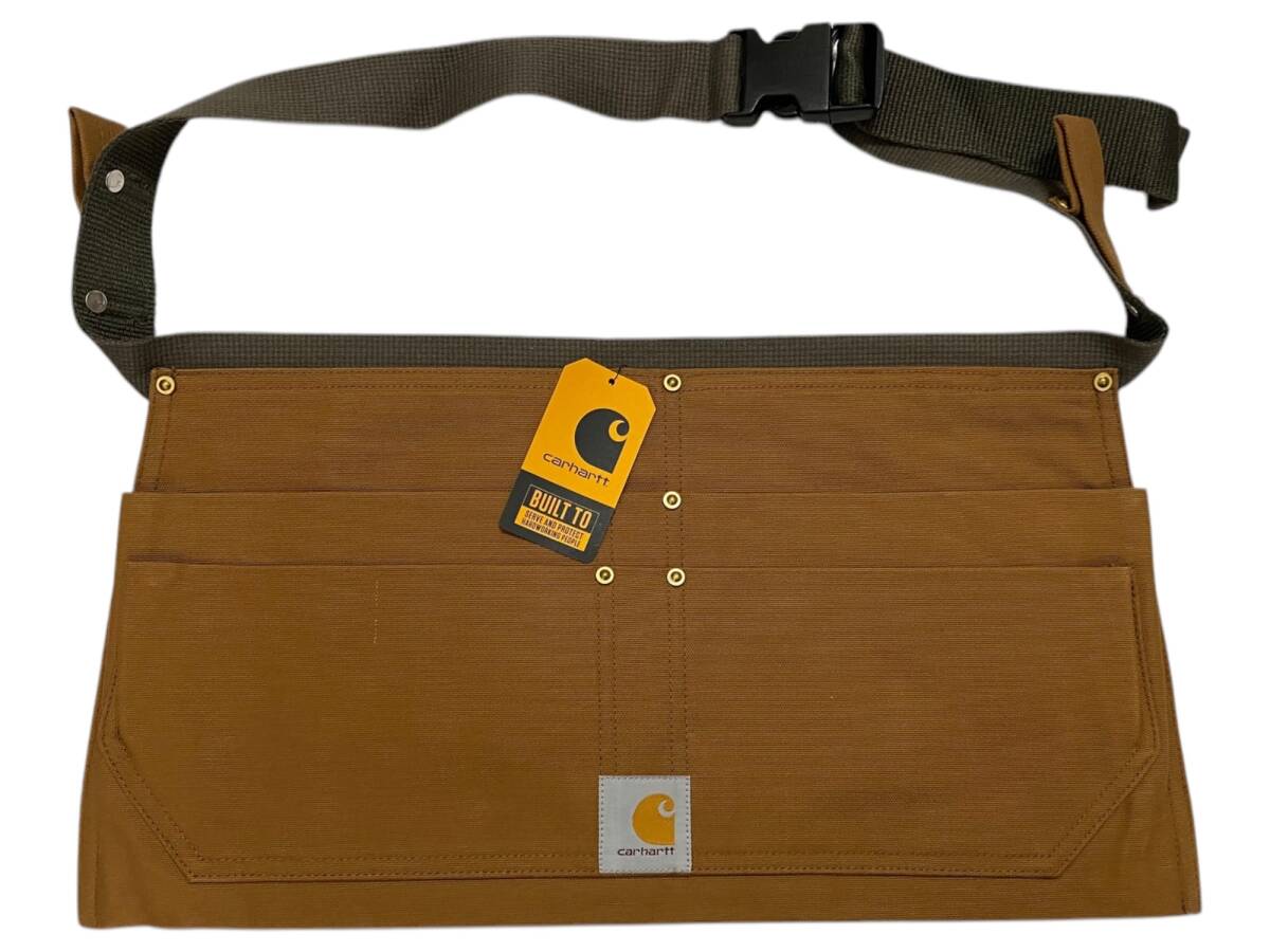Carhartt (カーハート) FIRM DUCK HALF APRON エプロンバッグ 106668 L/XL ブラウン 雑貨/078拍卖