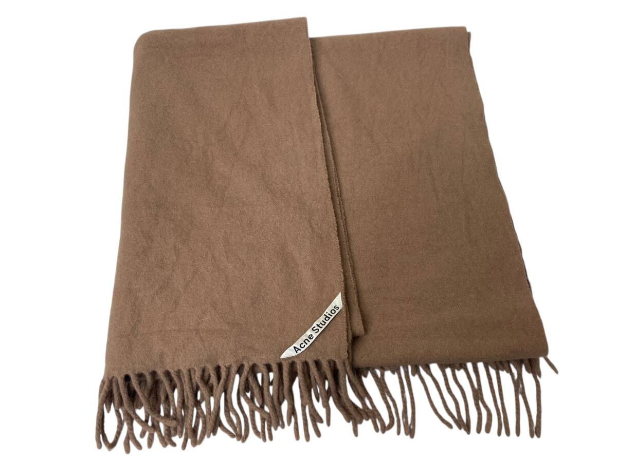 Acne Studios(Acne) (アクネストゥディオズ) ウール マフラー 271176 ブラウン レディース/045拍卖