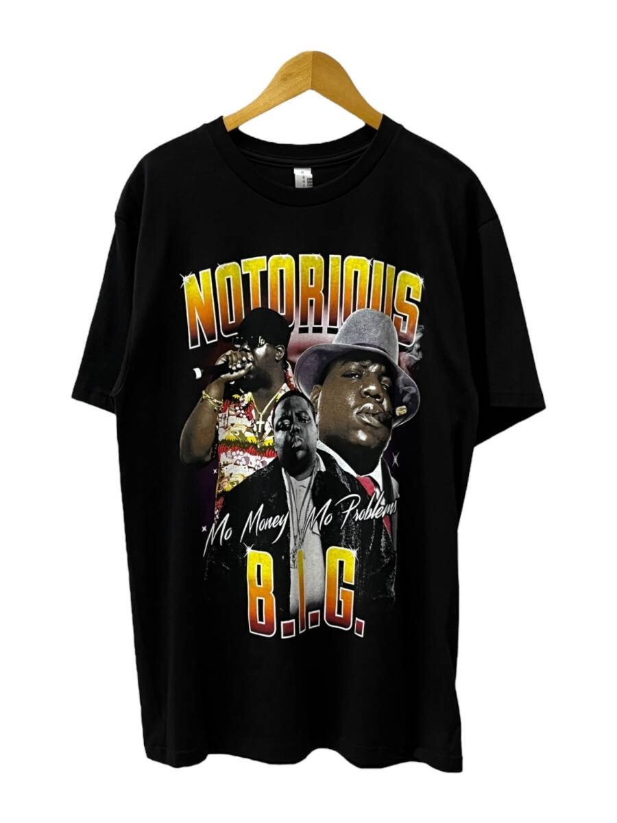 THREADS ON DEMAND (スレッドオンデマンド) ノートリアスBIG Biggie アーティストTシャツ フォト S/S TEE Tシャツ L ブラック メンズ/027拍卖