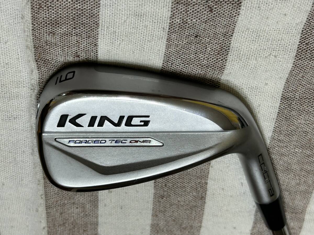 ★コブラ KING フォージドテック ONEアイアン 9番単品 N.S.PRO1050GHスチールシャフト S装着!中古良品★拍卖