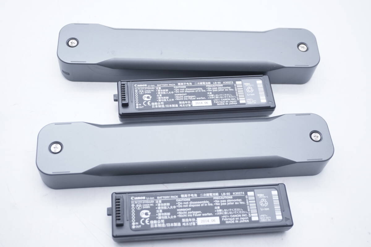 【2組セット】 CANON FB-60 ★ IP モバイルプリンター バッテリー&ケース拍卖