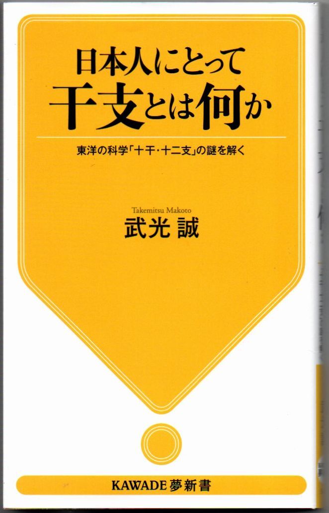 107* 日本人にとって干支とは何か 東洋の科学「十干・十二支」の謎を解く 武光誠 KAWADE夢新書拍卖