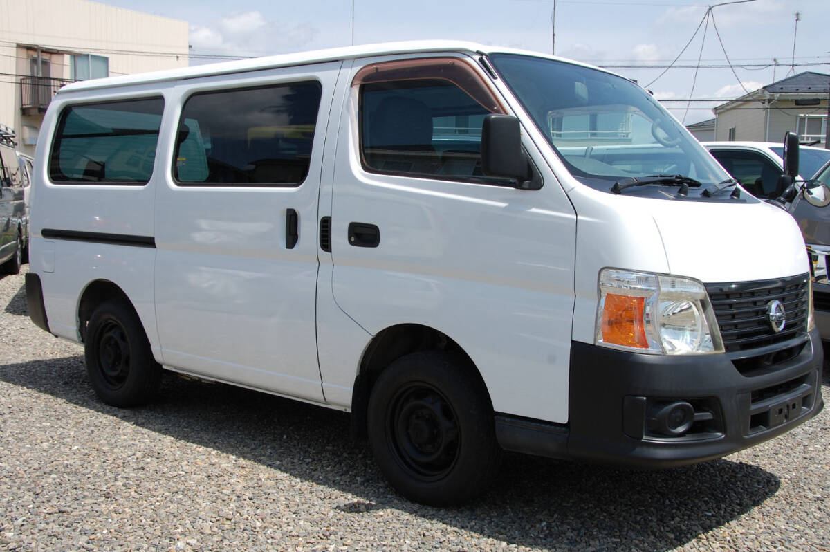 キャラバン ディーゼル AT 5ドア 新明和 パワーゲート パワーリフト 走行少ない 予備検査付き拍卖