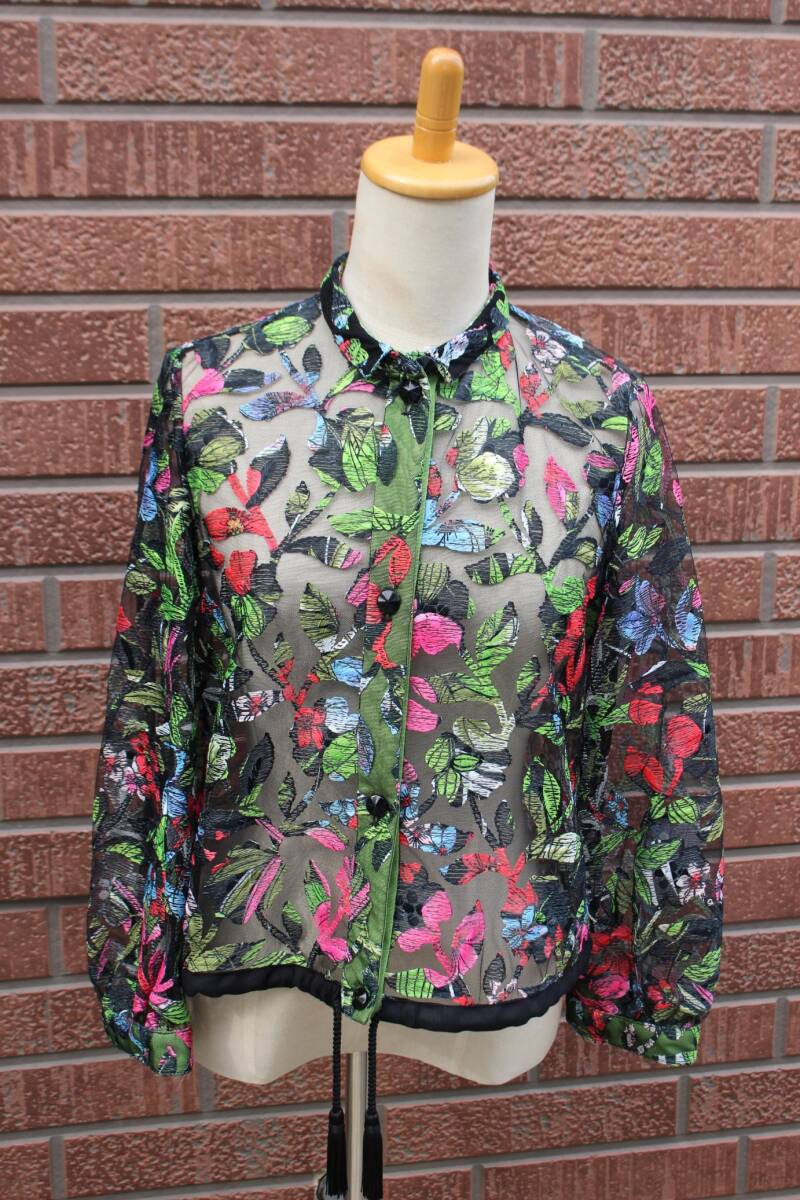 ★【中古】 EMPORIO ARMANI エンポリオアルマーニ シースルー 長袖 シャツ 【KS505152】 ★拍卖