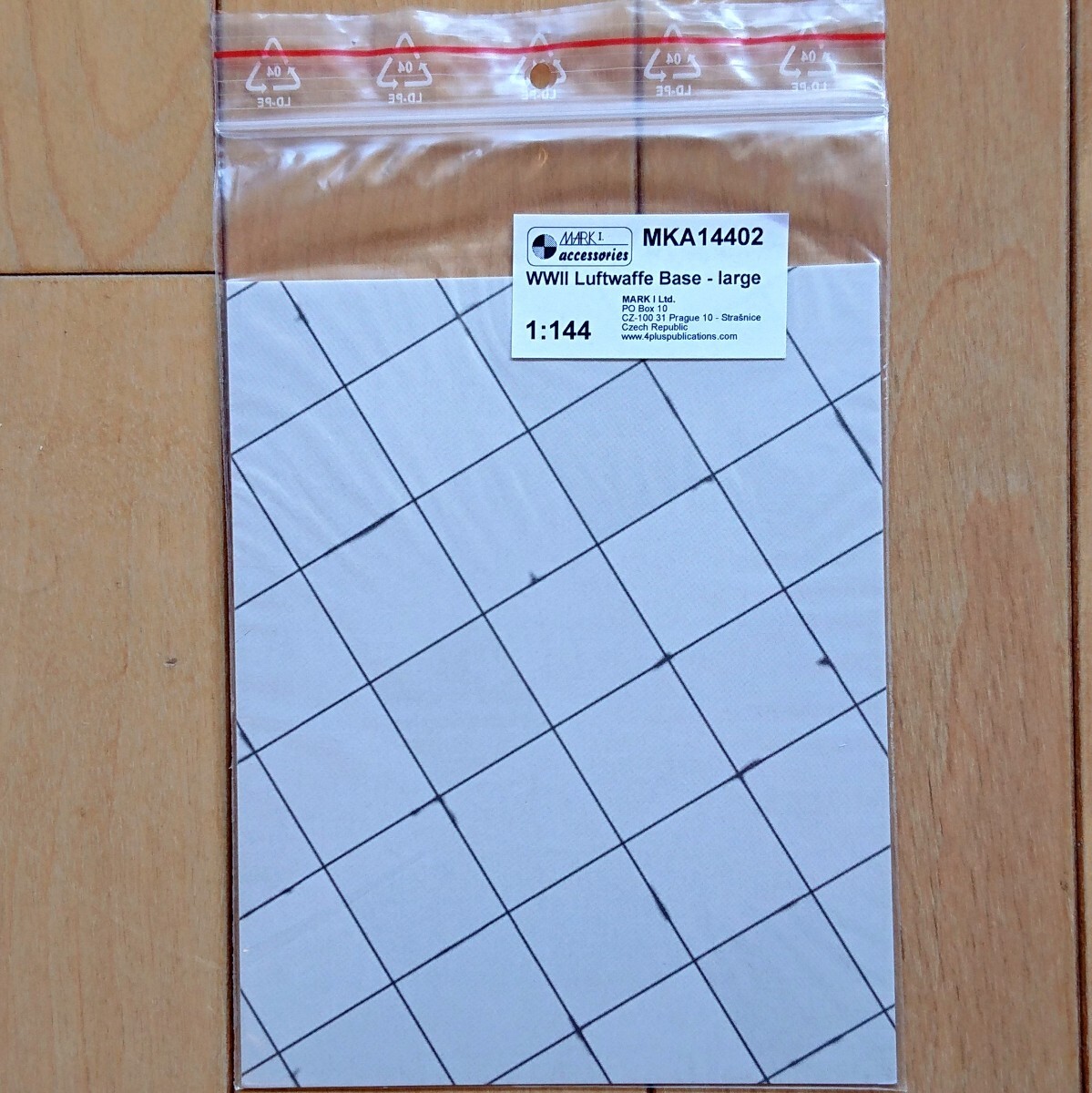 【新品】MARK 1 accessaries MKA-14402 1/144 WWⅡ Luftwaffe Base -Large (rectangular)⑦ ドイツ空軍 飛行場 展示用ベース(長方形)拍卖