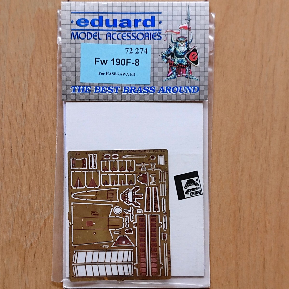 【新品、未開封】eduard エデュアルド エッチングパーツ 72-274 1/72 フォッケウルフ Fw190F-8 ディテールセット ハセガワ用拍卖