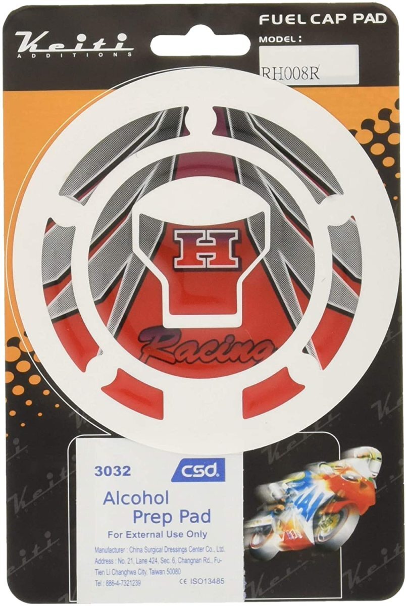 ★【メール便送料無料・代引不可】RH-008R Keiti フューエルキャップパッド ホンダウィング レッド CBR250RR CB125R グロム モンキー125拍卖