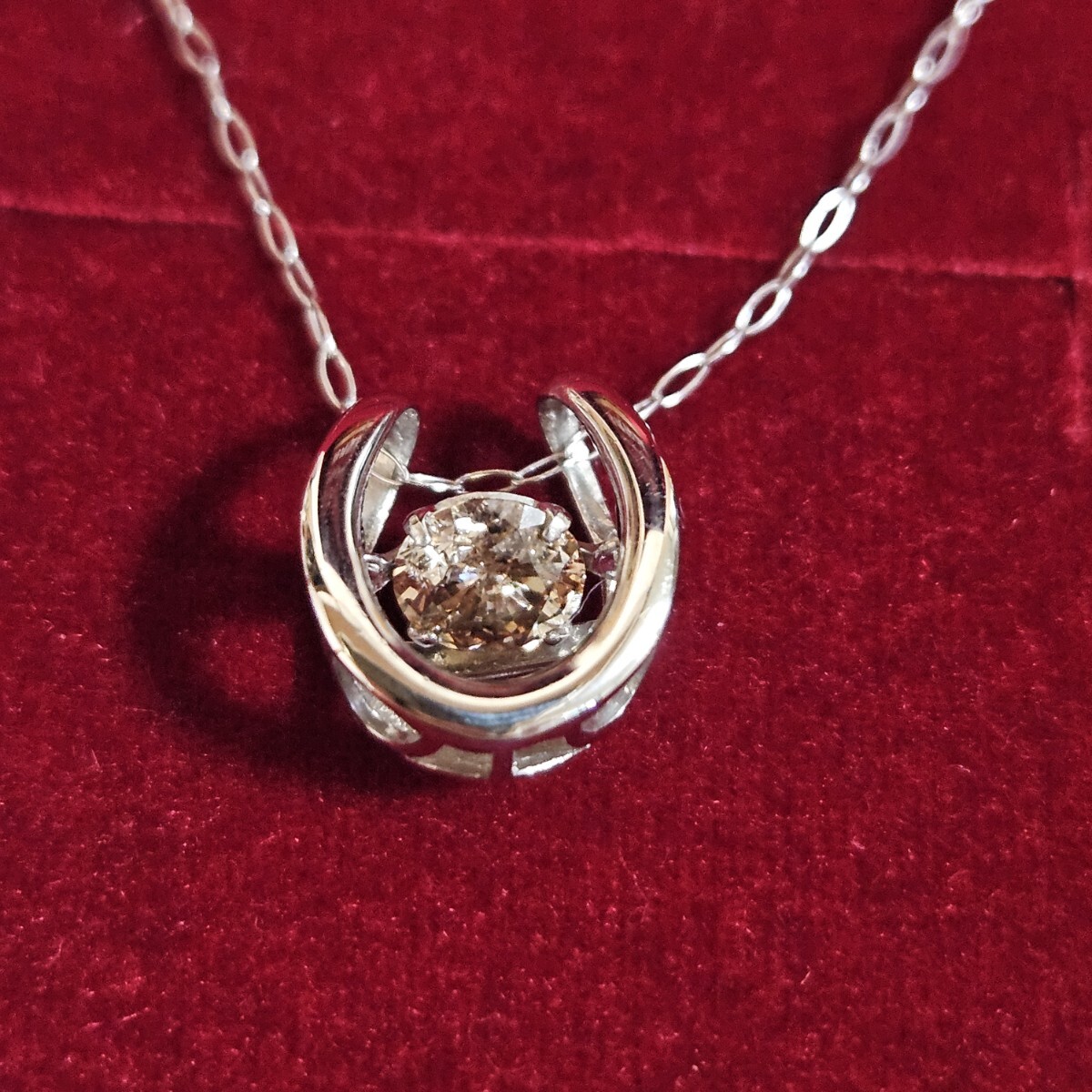 未使用 プラチナ ネックレス pt900 pt850 ダイヤモンド 0.30ct 拍卖