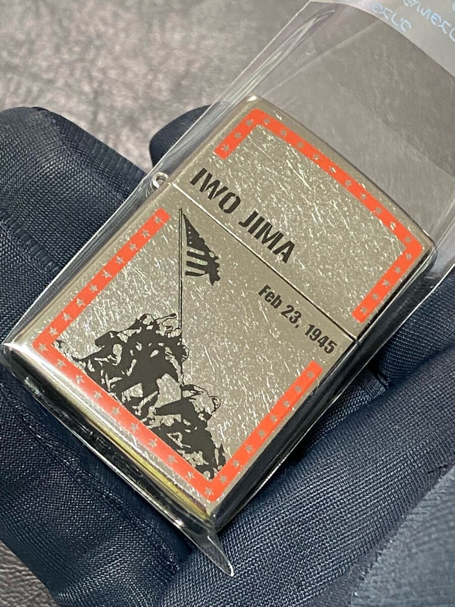 zippo 硫黄島 シルバーダスト 特殊加工 希少モデル 2018年製 ② IWO JIMA シルバーインナー 2018年製拍卖