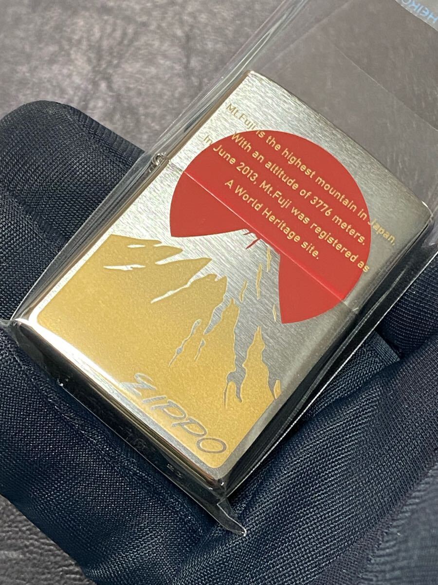 zippo 富士山 前面加工 シルバー 希少モデル 2023年製 シルバーインナー 2023年製拍卖