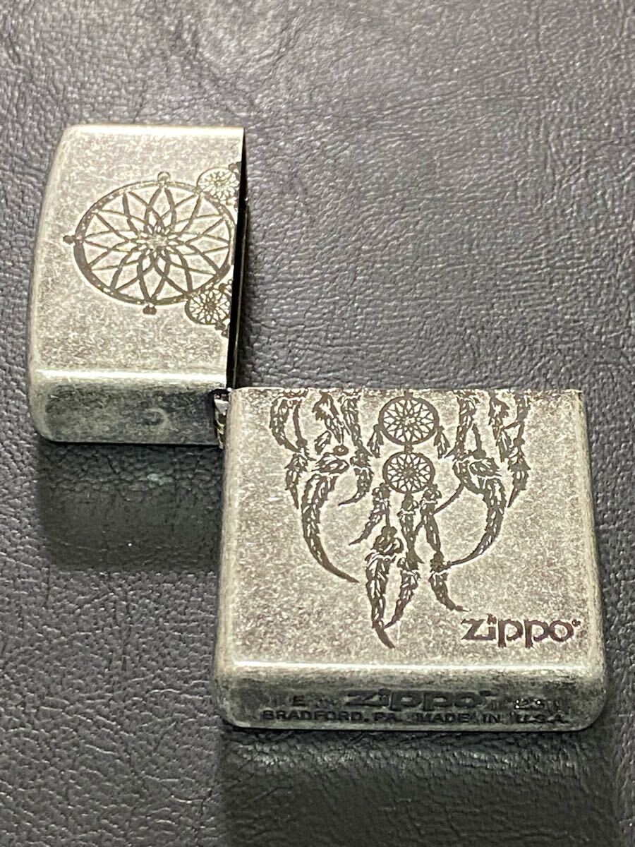 zippo フェザー シルバーダスト 外側ケース アウター 特殊加工 希少モデル 2023年製拍卖