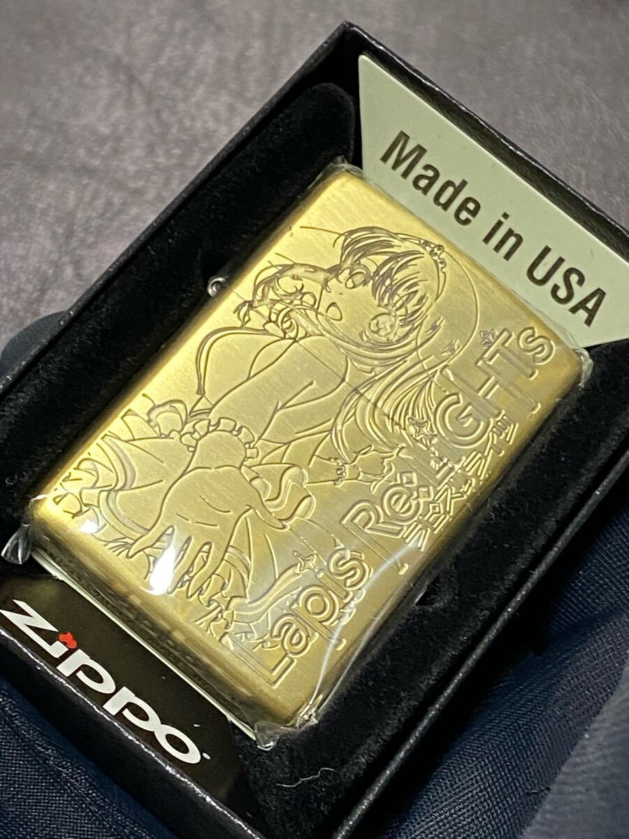 zippo ラピスリライツ ゴールド 両面刻印 希少モデル 2020年製 Lapis Re:LiGHTs GOLD ケース 保証書付き拍卖
