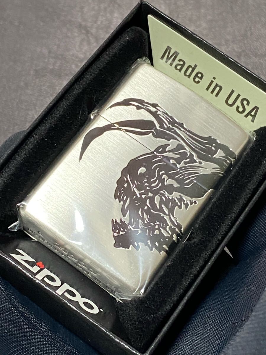 zippo 牙狼 陰我消滅 3連続刻印 GARO 希少モデル 2022年製 silver ケース 保証書付き拍卖