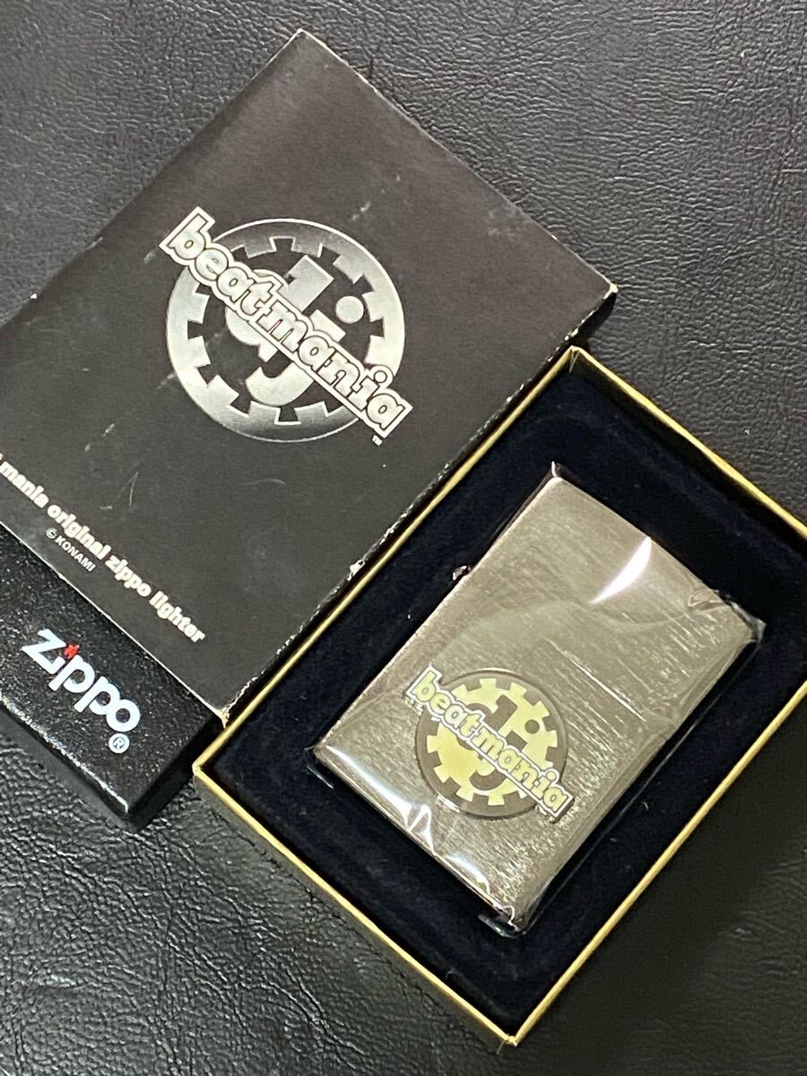 zippo ビートマニア メタル 限定品 特殊加工 希少モデル ヴィンテージ 1998年製 beatmania シリアルナンバー NO.0455 専用ケース 保証書付拍卖