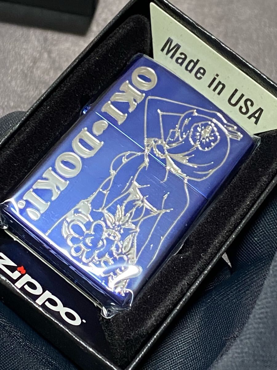 zippo 沖ドキ ! 限定品 両面刻印 希少モデル 2024年製 OKI DOKI ケース 保証書付き拍卖