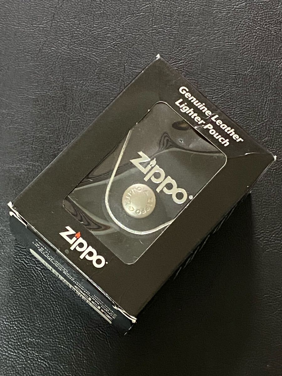 zippo 革ケース ブラック レザーケース 専用ケース付き拍卖