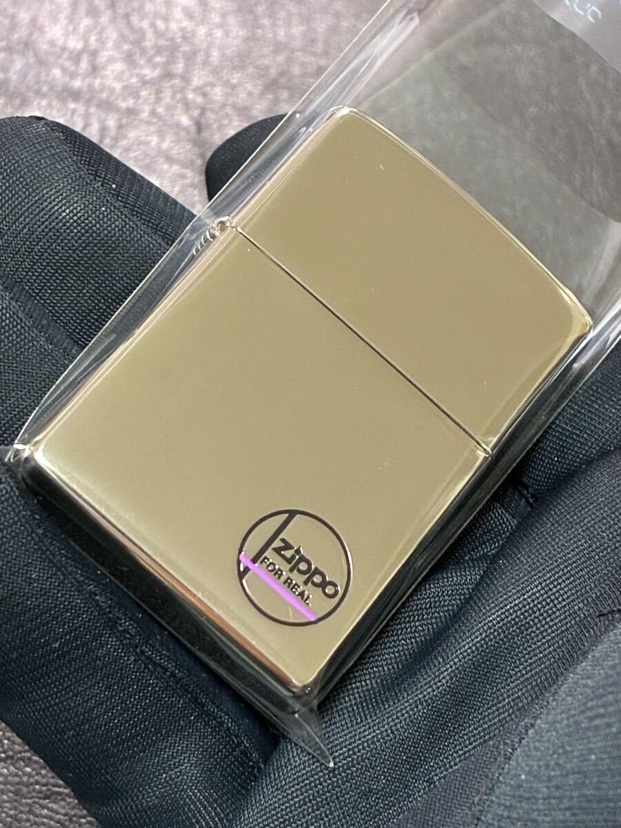 zippo FOR REAL ワンポイント刻印 シルバー 希少モデル 2005年製 シルバーインナー 2006年製拍卖
