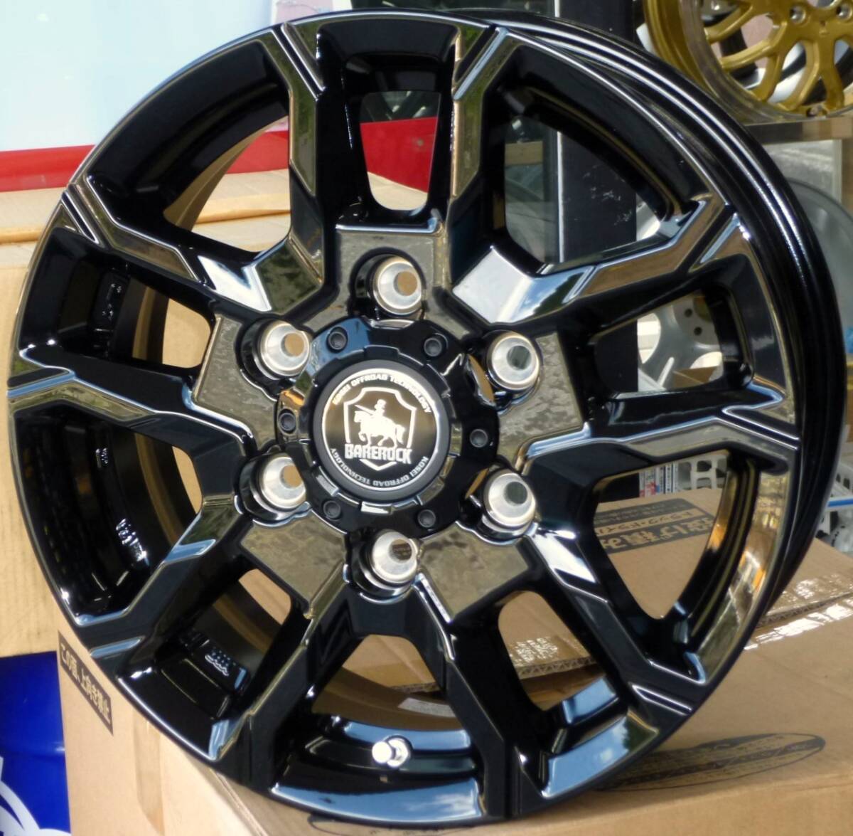 税込! E26 NV350 キャラバン用 車検対応ホイール 「ベアロック バイソン」 新品1台分拍卖