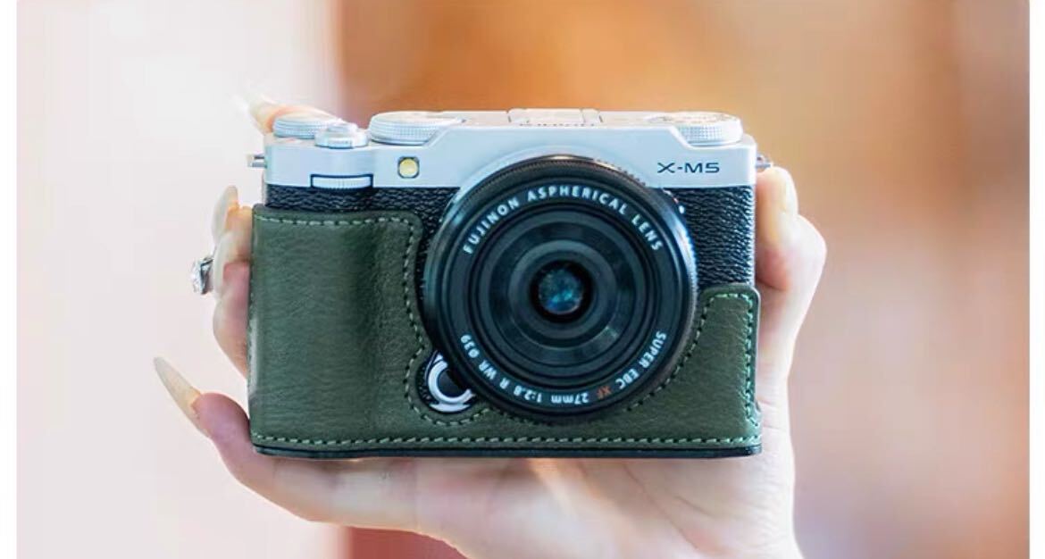 本革カメラケース 富士フイルム FUJIFILM xm5拍卖