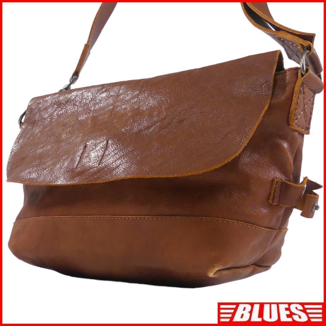 即決★AMERICAN RAG CIE★オールレザーショルダーバッグ アメリカンラグシー メンズ レディース 茶 本革 肩掛けカバン 斜め掛け 本皮拍卖