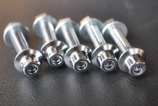 アルミホイール交換用ピアスボルト M7×32mm クロームメッキ 40本 ナット付拍卖