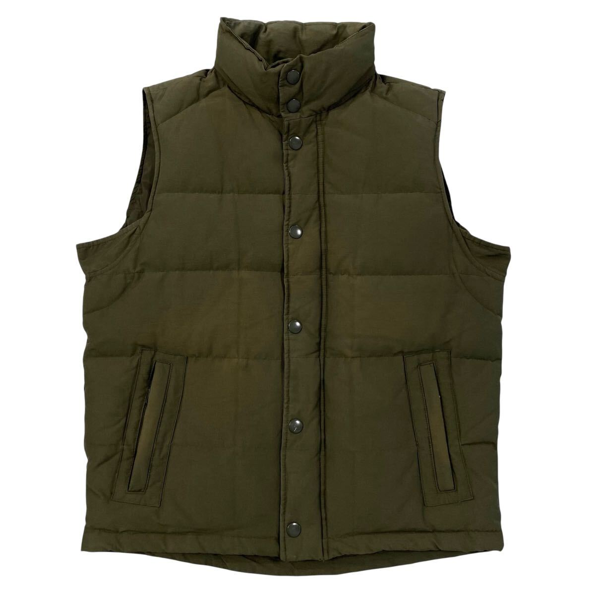 GAP(ギャップ)ダウンベスト メンズM カーキ系拍卖