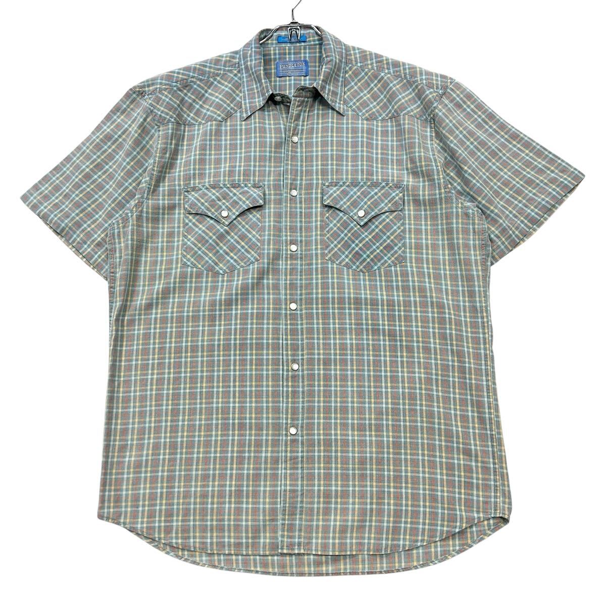90's Vintage PENDLETON/ペンドルトン 半袖シャツ メンズM拍卖