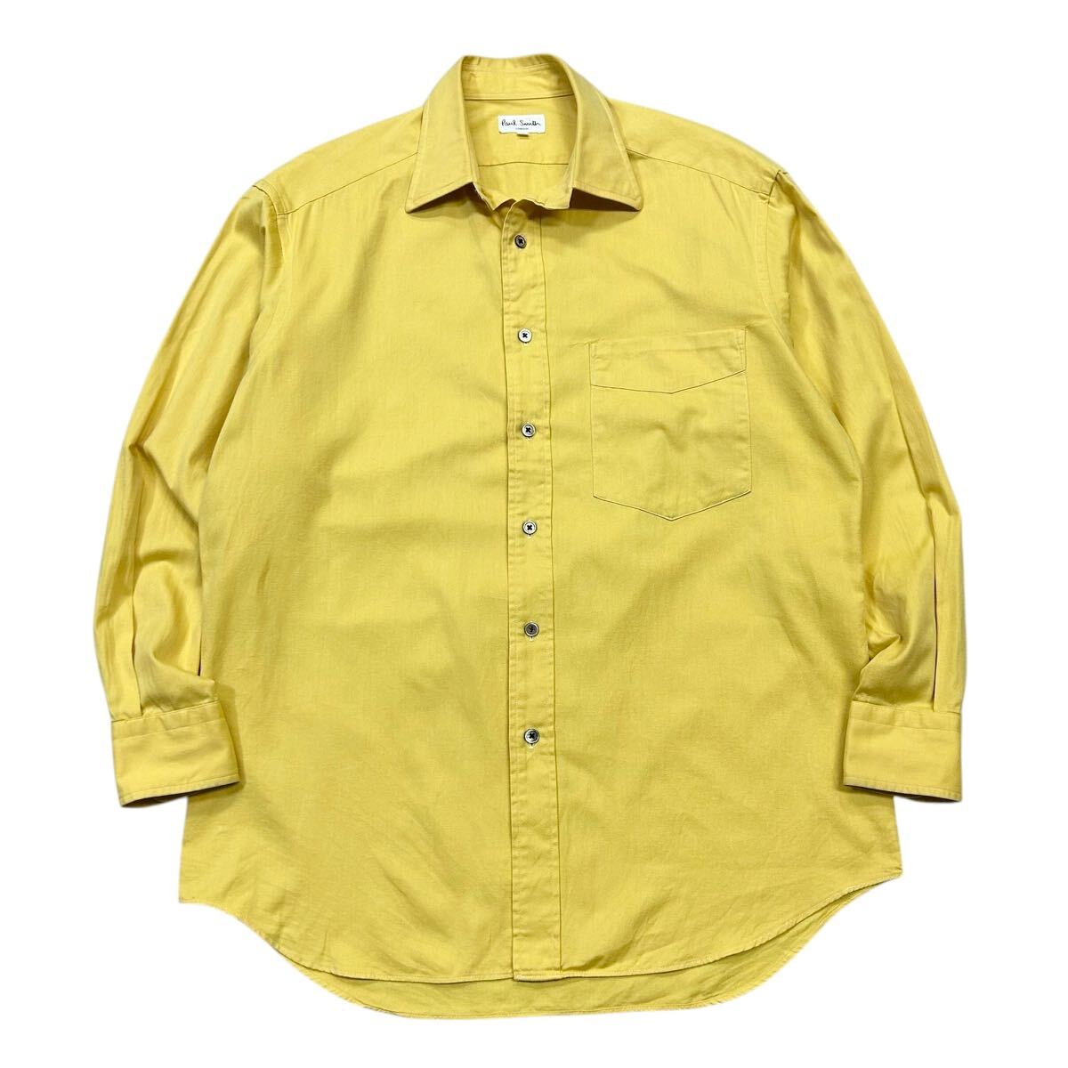 90's Paul Smith/ポールスミス コットンシャツ 日本製 メンズM イエロー拍卖