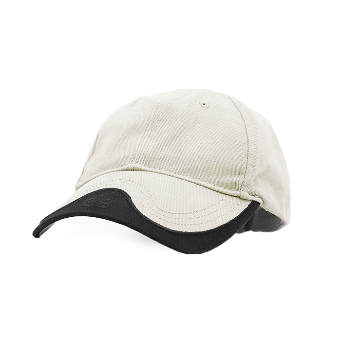 【極美品】BALENCIAGA バレンシアガ キャップ バイカラー マジックテープ BB シグネチャー ロゴ 刺繍 帽子 ユニセックス L 薄橙色 黒拍卖