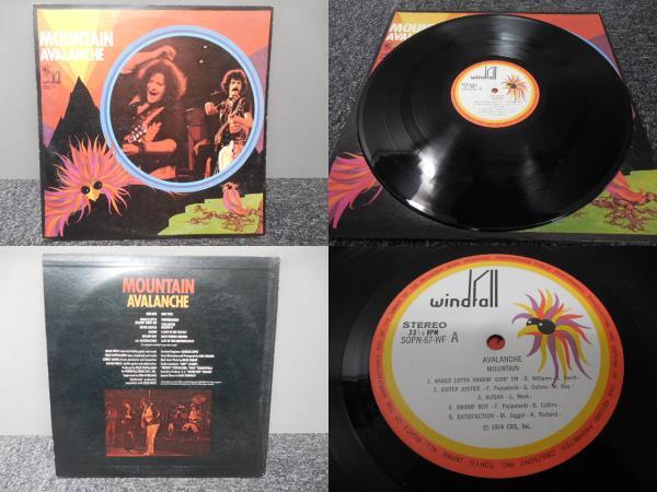 MOUNTAIN・マウンテン / AVALANCHE ( 国内盤 ) LP盤・SOPN-67-WF拍卖