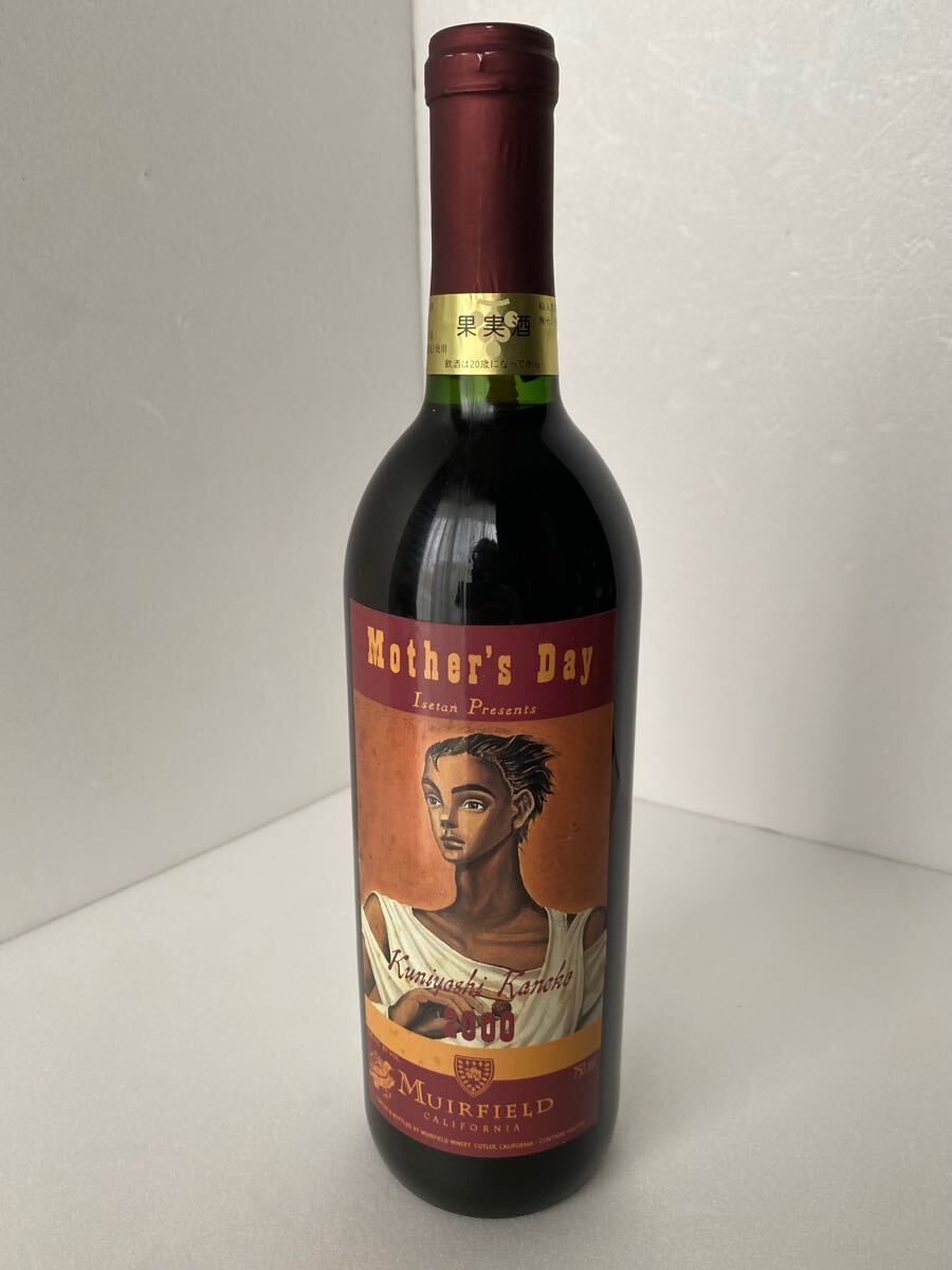 未開封◆金子國義 Kuniyoshi Kaneko ラベル ワイン Mother’s Day 2000 マザーズデー 母の日 伊勢丹拍卖