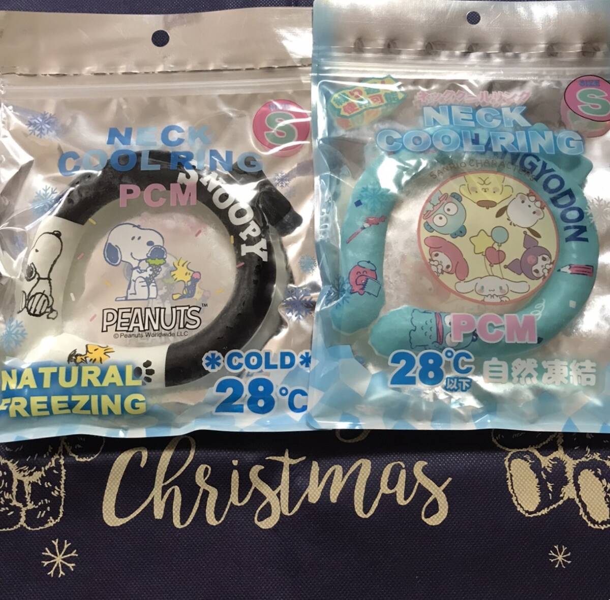 新品 ネッククールリング サンリオ ハンドギョン ピーナッツ スヌーピー 2点セット拍卖