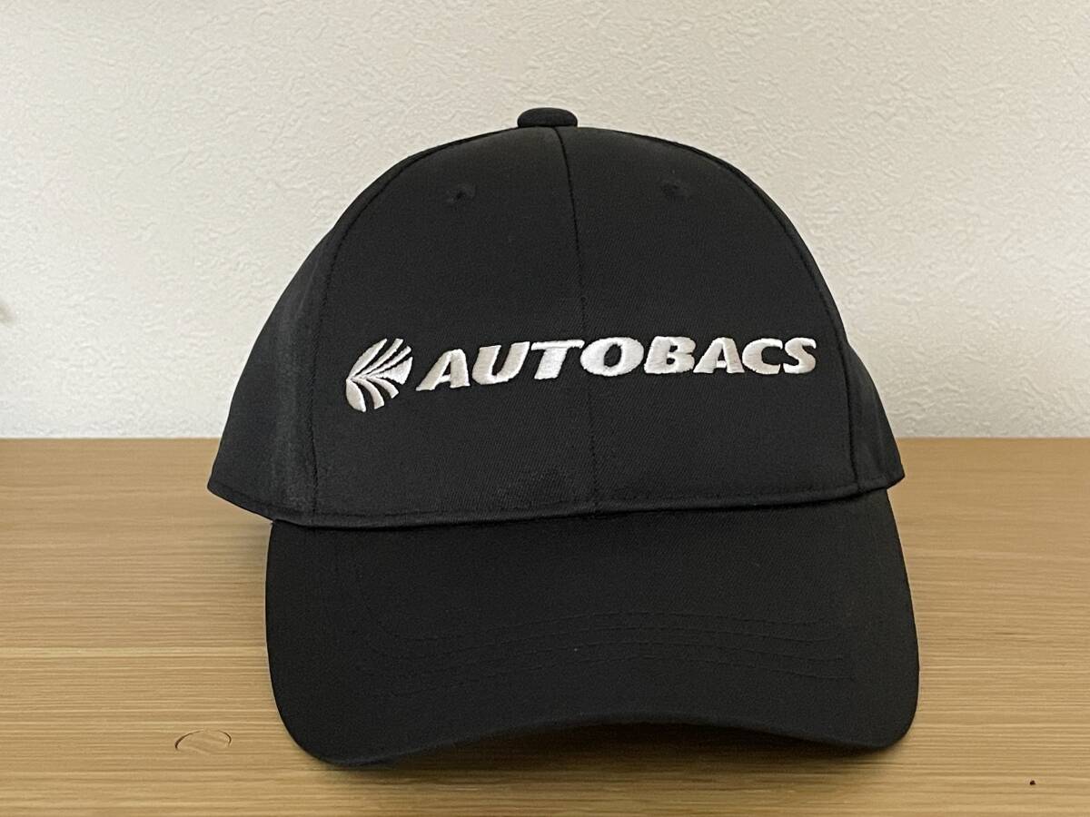 【必見です。激安1点のみ】AUTOBACS オートバックス ポリエステル100% ロゴ 刺繍 キャップ 帽子 54cm キッズ 子供 ブラック拍卖