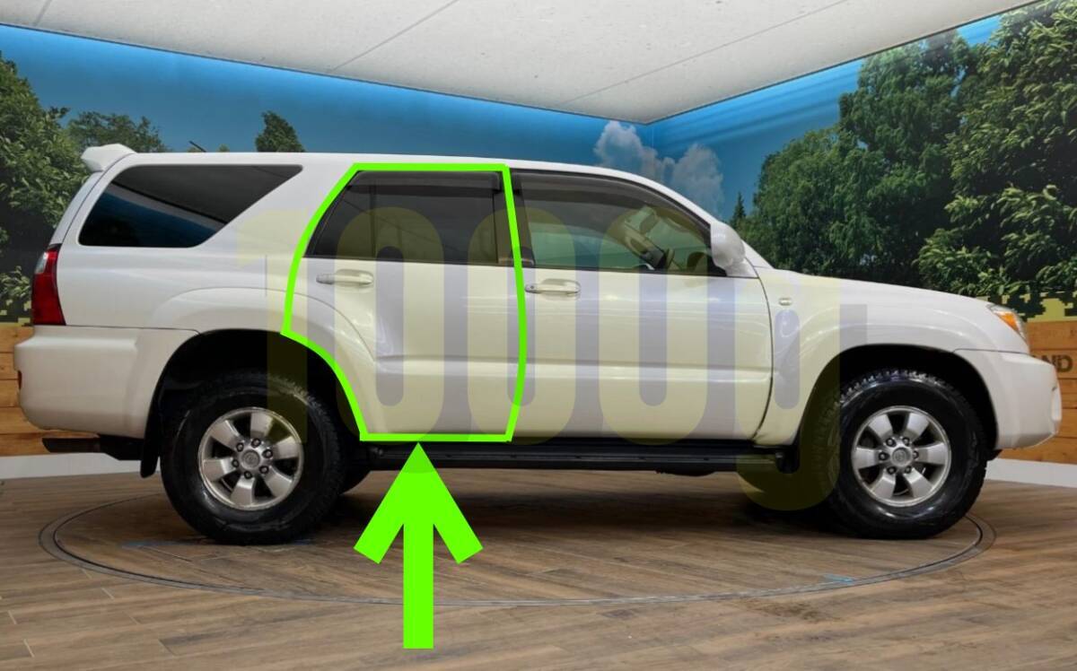 【トヨタ純正新品】 未使用品 ★超希少品★ 210 215 ハイラックス サーフ ドア ウェザーストリップ リア右 右後 RZN215 TRN215 VZN215拍卖