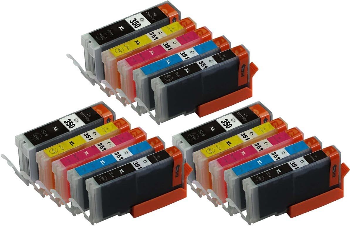 ★★キヤノン 互換インク BCI-351XL+BCI-350XLマルチパック大容量 canon互換インク5色セットX3【ICチップ付】拍卖