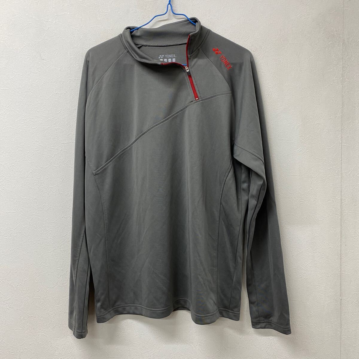 Y O N E X ヨネックス レディース長袖 ジャージ グレー Mサイズ だ11拍卖