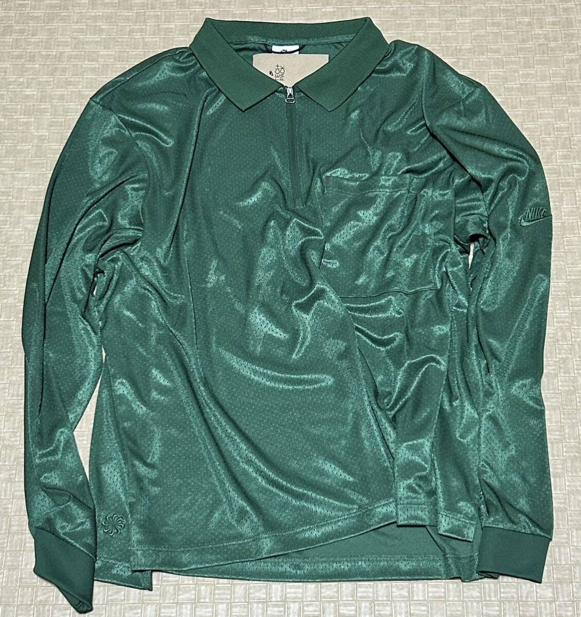 新品・2XL サイズ・NIKE・TECH-PACK DRI-FIT ナイキ テック パック 1/2 ジップ 長袖 ポロシャツ拍卖