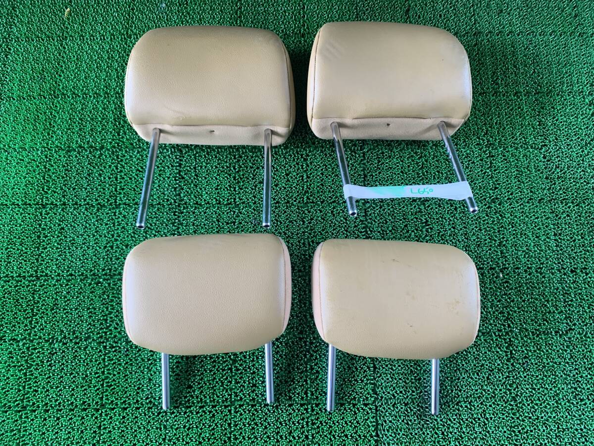 ●即決値段●Z2-1 ダイハツ ミラ ジーノ L650S L660S 純正 フロント 左右 ヘッドレスト 運転席 助手席 マクラー 前後拍卖