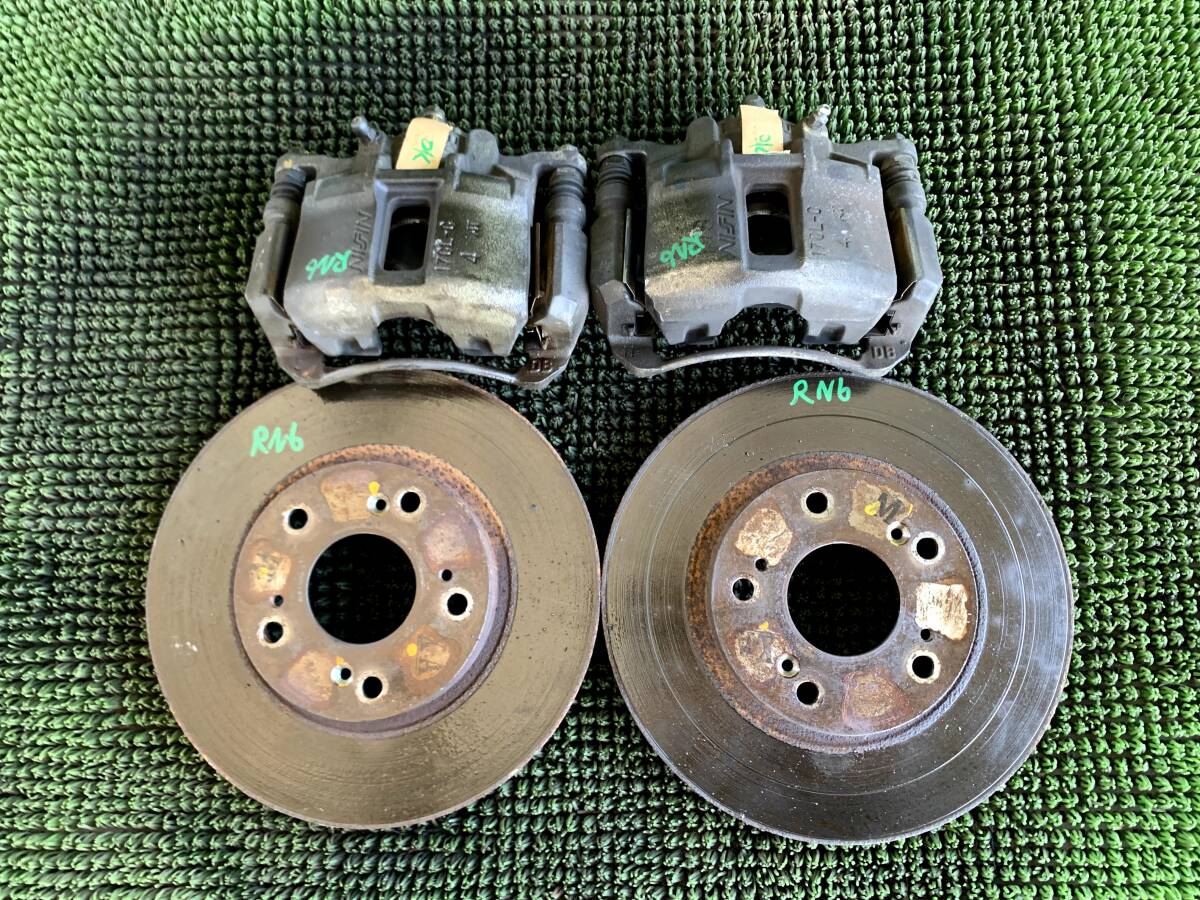●即決値段●動作OK●Z3-3 ホンダ ストリーム RN6 RN7 ブレーキキャリパー 左右 ディスクローター フロント拍卖