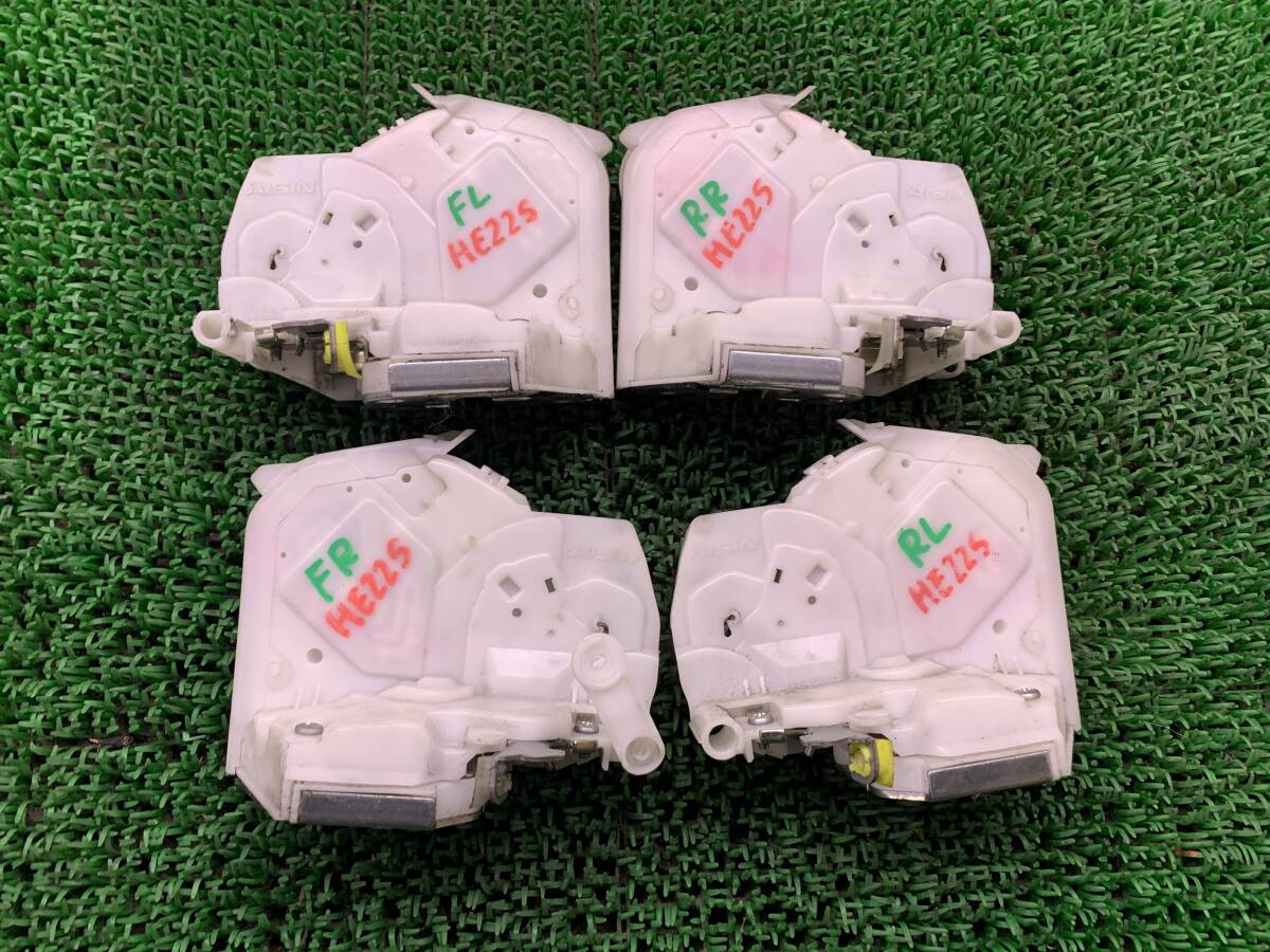 ●即決値段●動作OK● Z3-1 スズキ ラパン HE22S ドアロックアクチュエーター オート ドアロックソレノイド フロント リア 左 右 4点拍卖