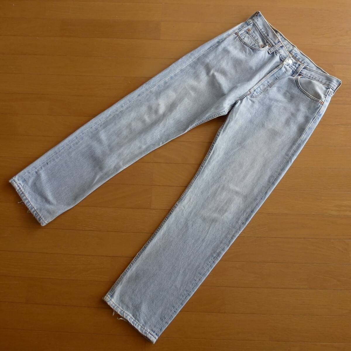 英国製 Levi's 501 リーバイス デニムパンツ ヴィンテージ 裏釦299 イギリス製 ヨーロッパ 即決あり!拍卖