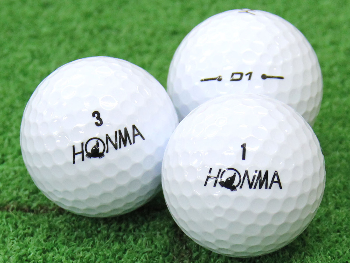 ABランク ホンマ HONMA D1 2020年モデル ホワイト 50個 球手箱 ロストボール拍卖